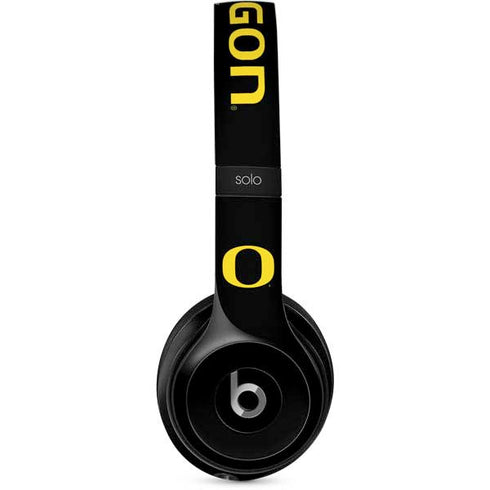 University of Oregon Ducks Black Gradient Beats Solo 2 Wired Skin