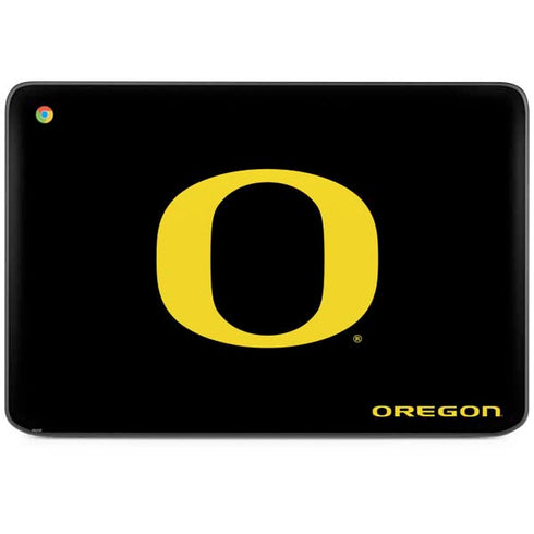 University of Oregon Ducks Black Gradient HP Chromebook Skin