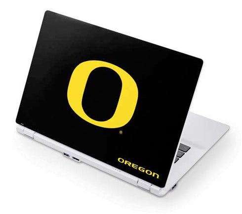University of Oregon Ducks Black Gradient Acer Chromebook Skin