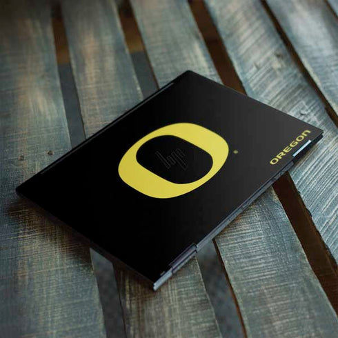 University of Oregon Ducks Black Gradient HP Envy Skin