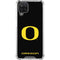 University of Oregon Ducks Black Gradient Galaxy A12 Clear Case