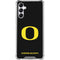 University of Oregon Ducks Black Gradient Galaxy A14 5G Clear Case