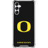 University of Oregon Ducks Black Gradient Galaxy A14 5G Clear Case