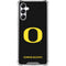 University of Oregon Ducks Black Gradient Galaxy A15 5G Clear Case
