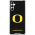 University of Oregon Ducks Black Gradient Galaxy A15 5G Clear Case