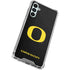 University of Oregon Ducks Black Gradient Galaxy A15 5G Clear Case