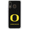 University of Oregon Ducks Black Gradient Galaxy A20 Clear Case