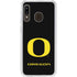 University of Oregon Ducks Black Gradient Galaxy A20 Clear Case