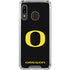 University of Oregon Ducks Black Gradient Galaxy A30 Clear Case