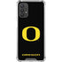 University of Oregon Ducks Black Gradient Galaxy A32 5G Clear Case