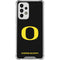 University of Oregon Ducks Black Gradient Galaxy A33 5G Clear Case