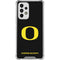 University of Oregon Ducks Black Gradient Galaxy A53 5G Clear Case