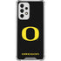 University of Oregon Ducks Black Gradient Galaxy A53 5G Clear Case