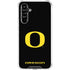 University of Oregon Ducks Black Gradient Galaxy A54 5G Clear Case