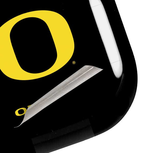 University of Oregon Ducks Black Gradient Galaxy Buds Pro Skin
