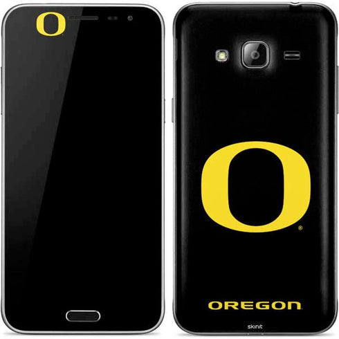 University of Oregon Ducks Black Gradient Galaxy J3 Skin