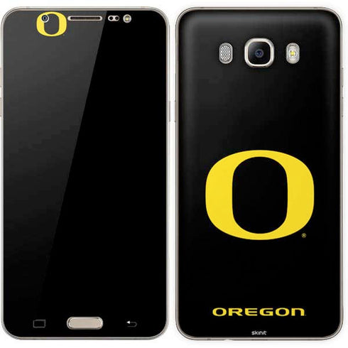 University of Oregon Ducks Black Gradient Galaxy J7 Skin