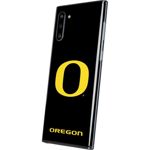 University of Oregon Ducks Black Gradient Galaxy Note 10 Skin