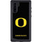 University of Oregon Ducks Black Gradient Galaxy Note 10 Waterproof Case