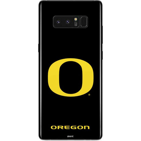University of Oregon Ducks Black Gradient Galaxy Note 8 Skin