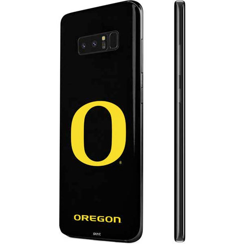 University of Oregon Ducks Black Gradient Galaxy Note 8 Skin