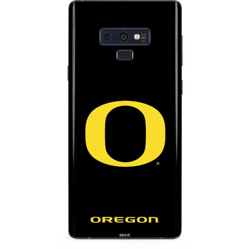 University of Oregon Ducks Black Gradient Galaxy Note 9 Skin