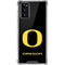 University of Oregon Ducks Black Gradient Galaxy Note20 5G Clear Case