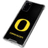 University of Oregon Ducks Black Gradient Galaxy Note20 5G Clear Case