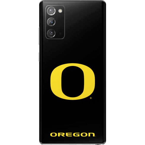 University of Oregon Ducks Black Gradient Galaxy Note20 5G Skin