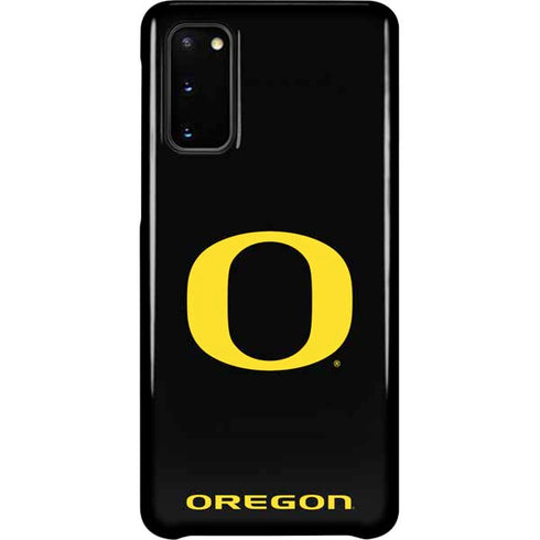 University of Oregon Ducks Black Gradient Galaxy S20 Lite Case