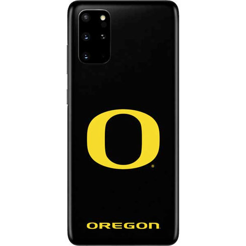 University of Oregon Ducks Black Gradient Galaxy S20 Plus Skin