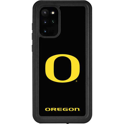 University of Oregon Ducks Black Gradient Galaxy S20 Plus Waterproof Case