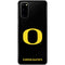 University of Oregon Ducks Black Gradient Galaxy S20 Skin