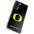 University of Oregon Ducks Black Gradient Galaxy S21 5G Clear Case