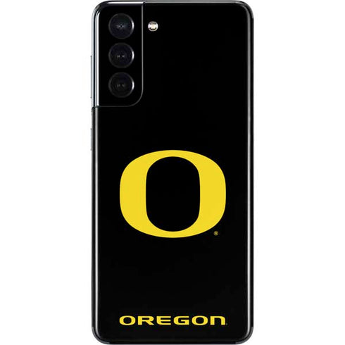 University of Oregon Ducks Black Gradient Galaxy S21 5G Skin