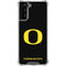 University of Oregon Ducks Black Gradient Galaxy S21 FE Clear Case