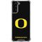 University of Oregon Ducks Black Gradient Galaxy S21 Plus 5G Clear Case