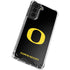 University of Oregon Ducks Black Gradient Galaxy S21 Plus 5G Clear Case