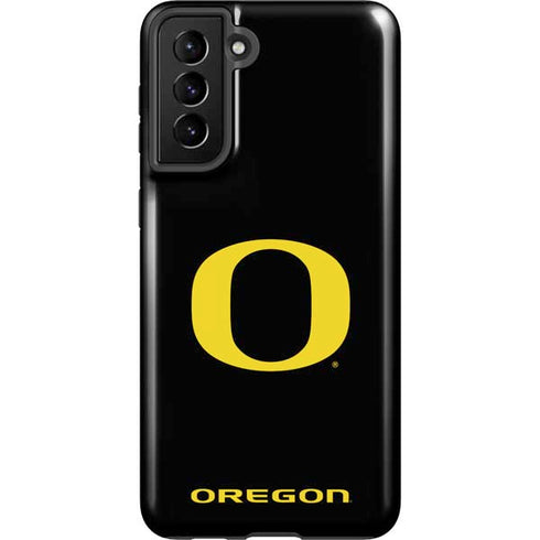 University of Oregon Ducks Black Gradient Galaxy S21 Plus 5G Pro Case