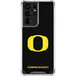 University of Oregon Ducks Black Gradient Galaxy S21 Ultra 5G Clear Case
