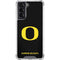 University of Oregon Ducks Black Gradient Galaxy S22 Clear Case