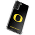 University of Oregon Ducks Black Gradient Galaxy S22 Clear Case