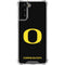 University of Oregon Ducks Black Gradient Galaxy S22 Plus Clear Case