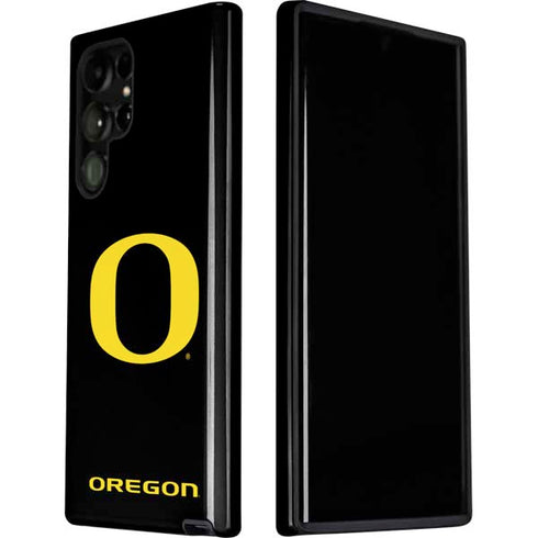 University of Oregon Ducks Black Gradient Galaxy S22 Ultra Pro Case