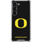 University of Oregon Ducks Black Gradient Galaxy S23 Clear Case