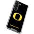 University of Oregon Ducks Black Gradient Galaxy S23 Clear Case