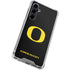 University of Oregon Ducks Black Gradient Galaxy S23 FE Clear Case