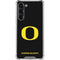University of Oregon Ducks Black Gradient Galaxy S23 Plus Clear Case