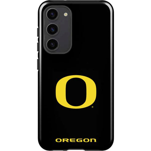 University of Oregon Ducks Black Gradient Galaxy S23 Plus Pro Case