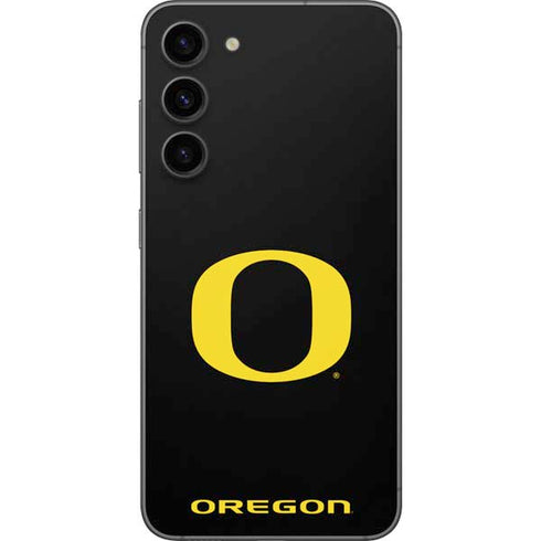 University of Oregon Ducks Black Gradient Galaxy S23 Plus Skin